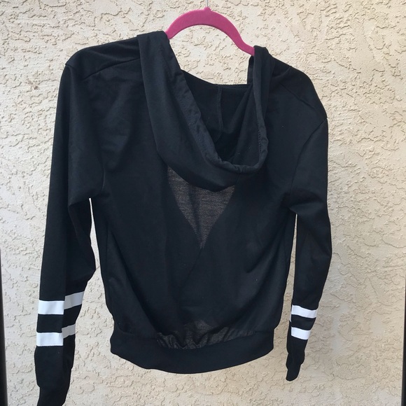 Black Jacket with Rose Patch - Picture 5 of 5